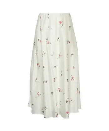 Faustina Skirt Sand Flower - Andet